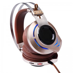 2018 PRO headset pentru jocuri metalice 7.1 anulare a zgomotului cu tehnologie de vibrații